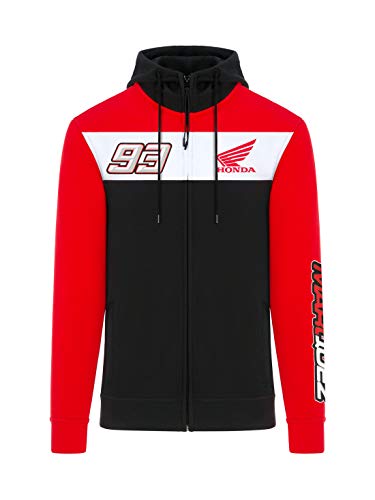 Felpa Con Cappuccio Uomo Honda Marc Marquez 93 Ufficiale 2019 Tg Xxl