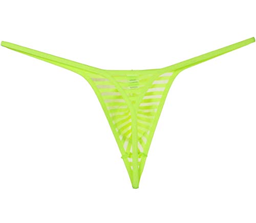Men's Sexy Little Thong Underwear See Through Pouch G-String Under Panties Low Rise T-BACK2