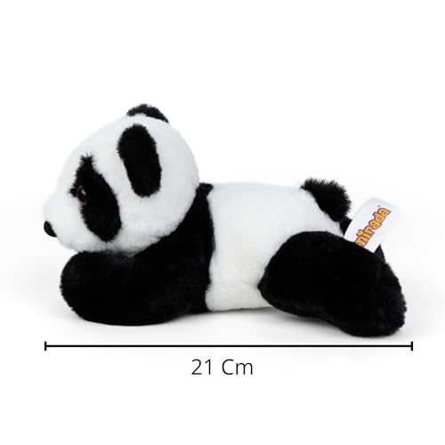 Image of Mirada Floppy Panda Soft Toy - Black & White Plush Stuffed Animal for Kids & Girls 21cm