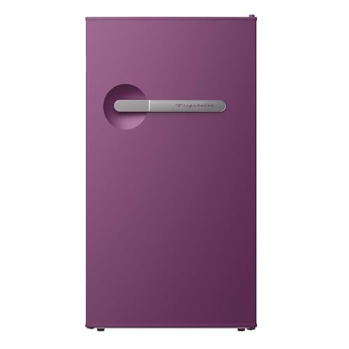 Frigidaire Refrigerator-Retro Mini Fridge Energy Saving-Adjustable Thermostat Control- Ideal for Dorm, Office, RV, Garage, Apartment 3.1 Cu Ft, PLUM