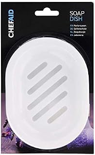 Chef Aid White Plastic Soap Dish