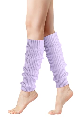 Image of Pleneal Leg Warmers for Women 80s Y2k, Ribbed Knit Long Socks LegWarmer