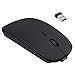 Produktbild iwobi Wiederaufladbare Kabellose Maus, 2,4G Optische Computermaus 2400 DPI Funkmaus für Notebook, PC, Laptop, Computer, MacBook