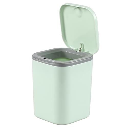 Mini poubelle de bureau verte Zopnny idéale pour trier les petits déchets de table
