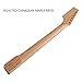 Fojill Roasted Canadian Maple Neck DIY Electric Guitar Kit Unfinished Uncut Mahogany Body Rosewood Fingerboard Fretboard Build Your Own All Parts Included(FSTK-60R)
