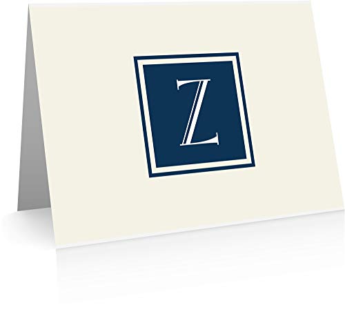 Image of Monogram Cards (24 Foldover Cards and Envelopes) (Z)
