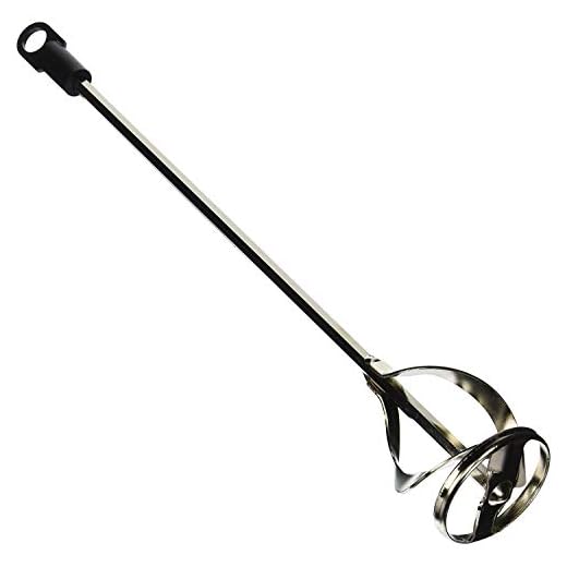 Edward Tools Paint and Mud Mixer for drill in 1 to 5 gallon buckets - Fits all standard drills - Zinc plated steel - Reinforced weld - Hex head for non slip - Easy to clean - Paint mixer attachment