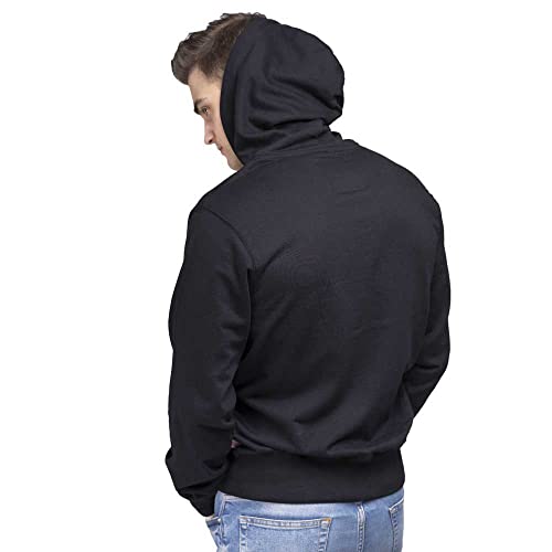 Lonsdale Mens Zip Hoody Krafty, Color:black;Größe:L2