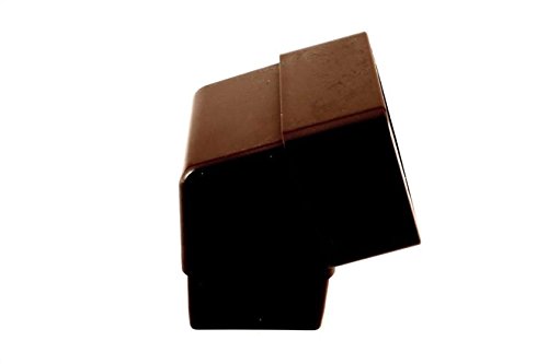 Marshall TufflexSquare 65mm Down Pipe 112 degree Offset Angle Bend Elbow RWSB2 Black White Brown Clay (BROWN)