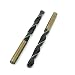 New Lon0167 2 PCS Featured HSS 8.1mm Dia. reliable efficacy Tip 114mm Length Straight drill hole Twist Drill Bit(id:95d 76 8e d6e)