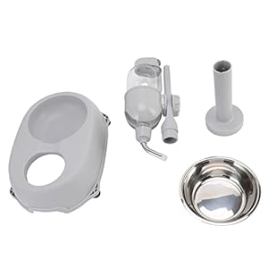 Acouto Pet Standing Water Dispenser Bowl 500ml Multifunctional Detachable Height Adjustable Pet Automatic Standing Water Feeder Dog Water Bottle Dispenser for Dogs Automatic Bowl Feeder C