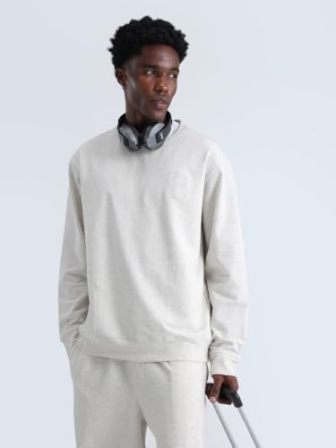 Image of CAVA Men's Everywear Oversized Sweatshirt for Men | Cozy Soft Terry Pullover, Casual Loungewear Top, Relaxed Fit for Layering, Home, Travel & Street Style