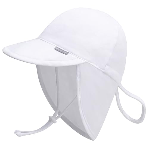 Image of Duoyeree UPF 50+ Baby Sun Hat with Ear and Neck Protection - Toddler Beach Hat for Boys & Girls - Ideal for Summer Fun