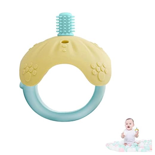 Lugnande bitringleksak - Nappformad barnleksak | Babytuggleksaker, BPA-fri, massage med mjuk texturerad yta