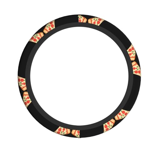 Elastic Steering Wheel Cover WHJSHOP Pizza Drawing Moment