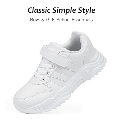 unisex-child white boys girls shoes antiskid tennis sneakers outdoor casual kids shoes running sneakerstoddlerlittle kidbig kid