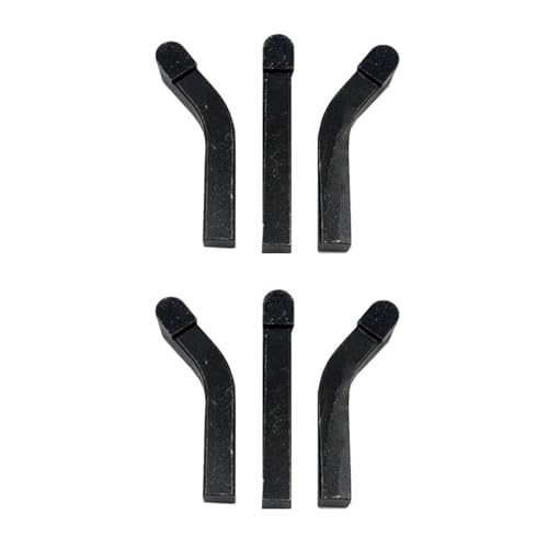 1/2 inch Stump Grinder Teeth Aftermarket Compatible with 500 Series Alloy Steel + Tungsten Carbide Materail Left/Center/Right for Stump Removal 6PCS