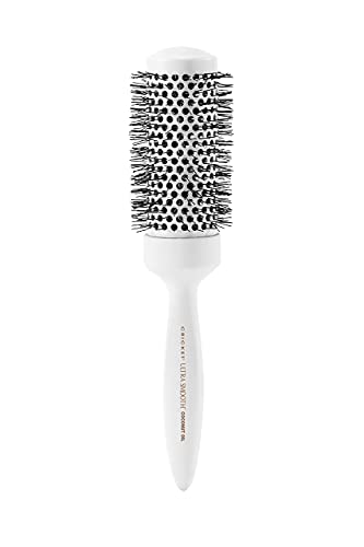 Cricket Ultra Smooth Coconut Thermal Hair Brush – 1.75” Ceramic Barrel, Coconut Oil and Keratin-Infused, Anti-Static Heat-Resistant Bristles, Textured Handle for Styling All Hair Types