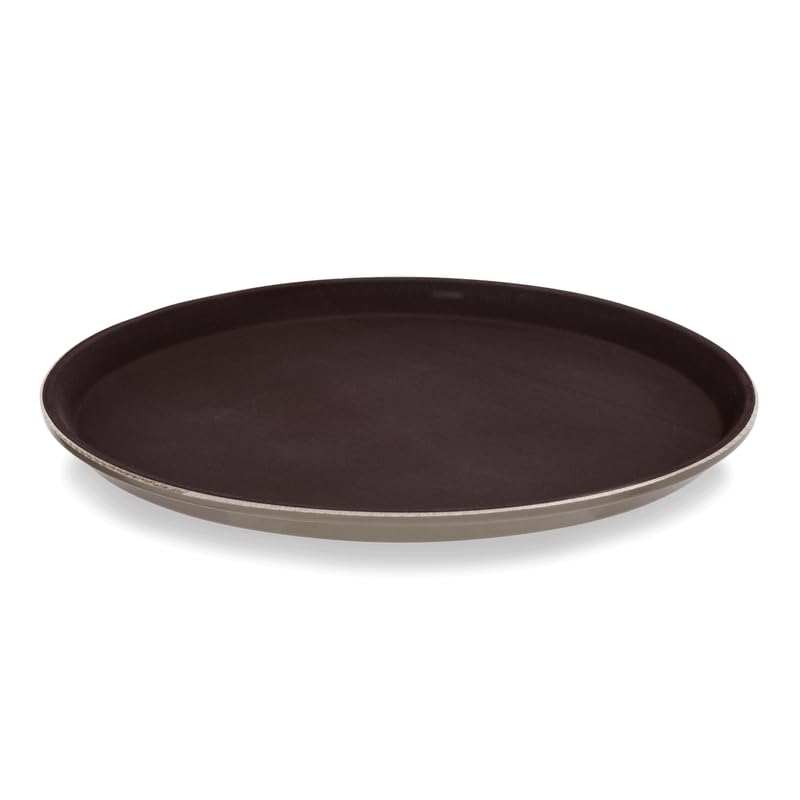 Playflip 15 bandejas Gastro redondas de 40 cm de diámetro, antideslizantes, polipropileno