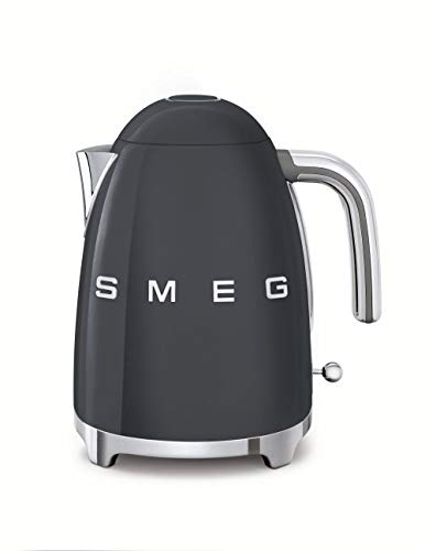 Smeg KLF03GRUK - Hervidor de agua (1,7 L), color gris