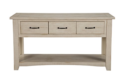 Martin Svensson Home Rustic Sofa Table, Antique White #TOP3