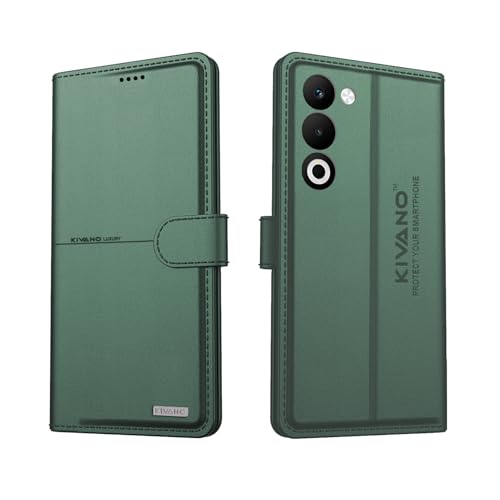 Image of Compatible with Oppo K13X 5G / Oppo A5 5G Flip Cover | Leather Finish | Inside Pockets & Inbuilt Stand | Shockproof Wallet Style Magnetic Closure Back Cover Case