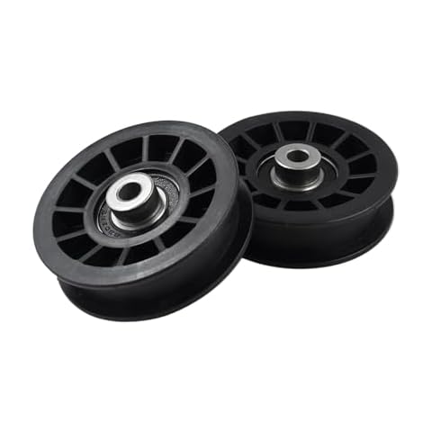 Mizoneparts 2PCS Flat Idler Pulley 110-6775 280-469 Compatible with Toro Models Z4200 Z4202 Z4220 Z4235 Z5000 Z5020 Z5030 Z5035 Z5040 Z5060 TimeCutters 23510 33510 71254 71255 725058046 725058056 Cover