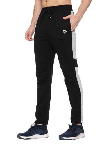 MARK LOUIIS Track Pants for Men: Regular Fit Cotton Blend Lower