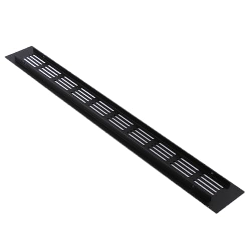 Rectangular Ventilation Grille, 2Pack 400mm*50mm Air Vent Grille, Aluminum Alloy Kitchen Air Vent Cover