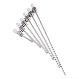 Termopozo de acero inoxidable con rosca NPT de 12 unidades, apto para sensores de temperatura y aplicaciones de accesorios solares (250 mm)