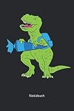 Notizbuch: T-Rex Dinosaurier Dino Einschulungs Schulkind Notizbuch (Liniertes Notizbuch mit 100 Seiten für Eintragungen aller Art)