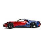 Jada Toys Marvel 1:24 2017 Ford GT Die-cast Car with 2.75" Spider-Man Figure, Toys for Kids and Adults, Red/Blue (99725) - Image 5