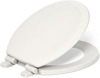 Vista 14 de KOHLER Stonewood Quiet-Close, Asiento de inodoro redondo de cierre suave, madera duradera, fácil instalación, ajuste universal, elementos esenciales