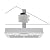 Awoco Super Quiet Split Insert Stainless Steel Range Hood, 4-Speed, 800 CFM, LED Lights, Baffle Filters with 6” Blower (30"W 6" Vent)