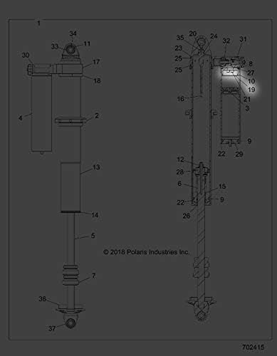 Polaris RZR Mount, Genuine OEM Part 1800488, Qty 1