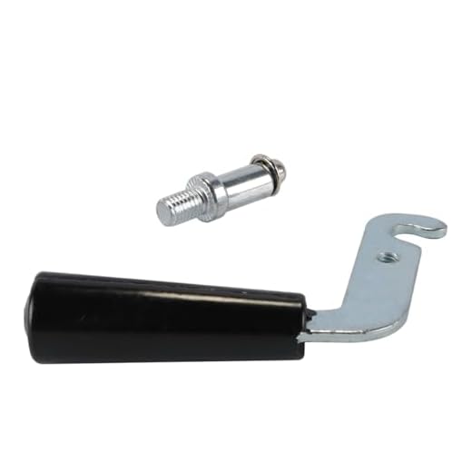 Gorise Tirador de Repuesto para Puerta de Chimenea para Estufas de le?a y calderas, 11,5 x 7 cm, Apto para Estufas, hornos y Accesorios para instalaciones de calefacción