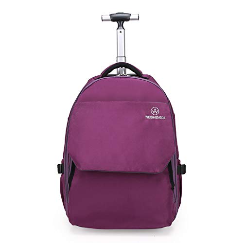 nike rolling backpack purple