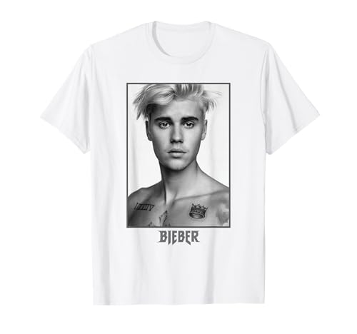 Justin Bieber Tour Oficial Propósito B&W Sorry Back Camiseta