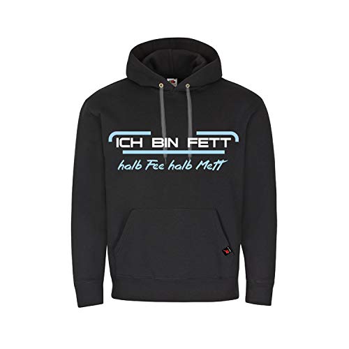 Sweat-shirt Ich Bin Fée moitié Mett noir pour les soirées détente entre amis