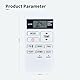 GOUYESHO Geeignet für Toshiba BRCASX11EC Ersatz KlimaanlageFernbedienung Kompatibel mit Toshiba Klimaanlage BRC-ASX11E-C RAS-05BKVG-E RAS-07BAVG-E RAS-10BAVG-E RAS-16BAVG-E