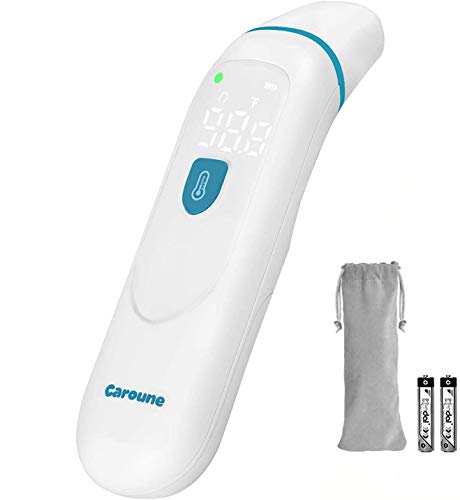 One-Day Sale: Up to 70% Off Thermometer for Adults Forehead, Non Contact Thermometer with Fever Alarm Function, C/F Switchable,Bright LCD Display,Instant Reading Forehead Thermometer for Adults and Kids (Black)