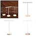 RIOAME Fashionable Sturdy Alloy Jewelry Stand For Necklaces Bracelets And Earrings Clear Organizers With Multiple Tower