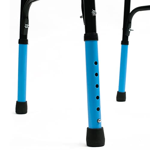 Image of Plain Double Bar Frame Balanced Adjustable Adult Walker(Multicolor,Design 21