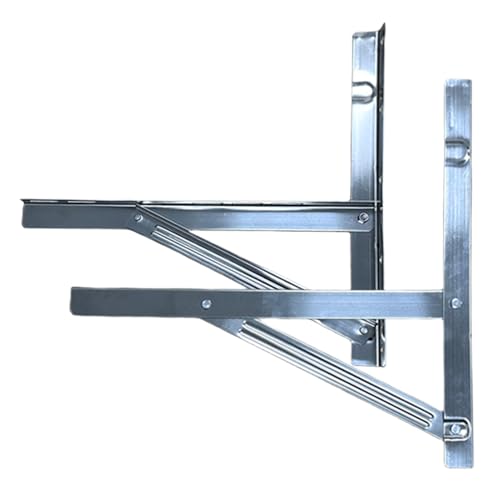 Soporte para ventana de aire acondicionado con anclaje de pared ahorrador de espacio 8