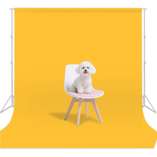 Yellow Photo Backdrop for Photoshoot Background Photography 5x7ft