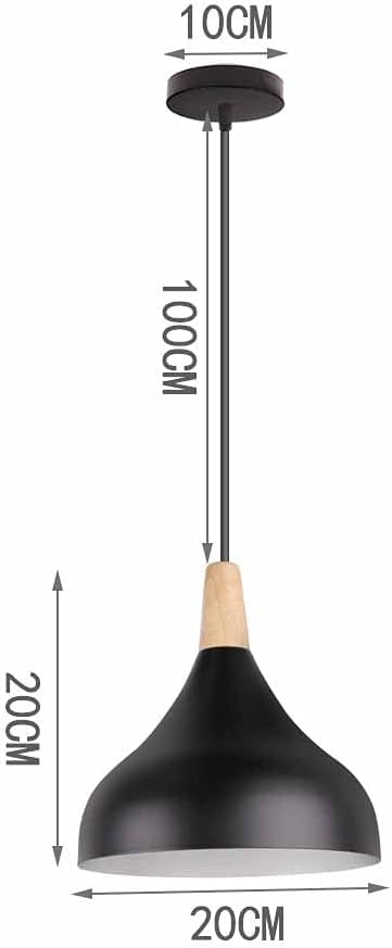 OZZKI Hanglamp Moderne Nordic Eenvoudige Hangverlichting Houten Lampen Sfeer Opknoping Hanglampen Geschikt for Nachtkastje Vergaderruimte Gang Cafe Woonkamer Verlichtingsarmaturen Decoratief Inbouwarm photo 3