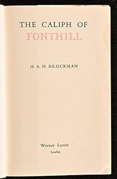 Hardcover The Caliph of Fonthill. Book
