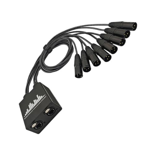 Extensor RJ45 a XLR de alta velocidad con 8 canales estables 6