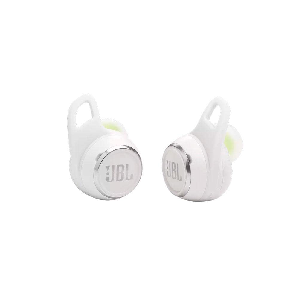 JBL Reflect Aero Cuffie In-Ear True Wireless Bluetooth, Auricolari Impermeabili e Antipolvere IP68 con Cancellazione Adattiva del Rumore, per Musica e Chiamate, Autonomia 8+16 Ore, Bianco