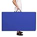 Gymnastics Tumbling Exercise Mat, 4'x8'x2 High Density EPE Foam Core Folding Gym Mats Blue Color